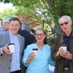 Rev Peter Malone with Kaye Pritchard and an Anglicare supporter