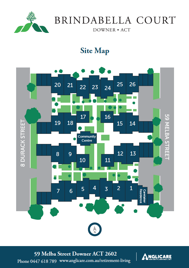 Brindabella Site Map