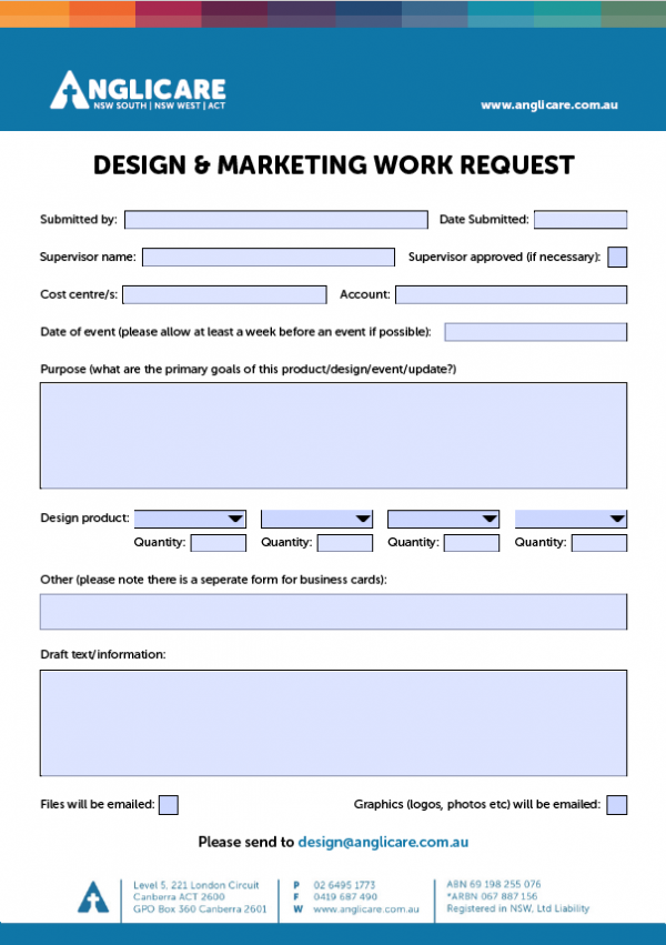 Marketing Request Form