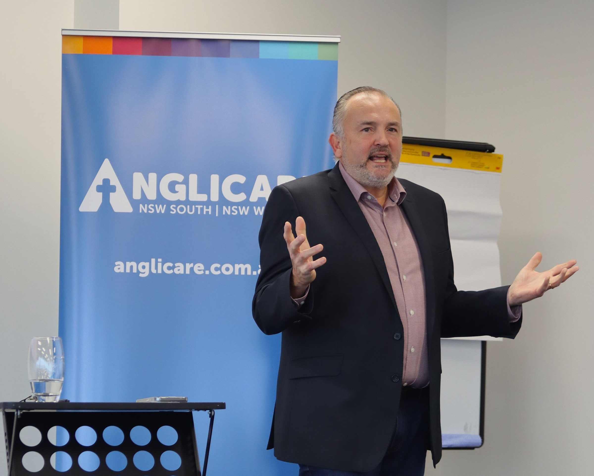 Anglicare CEO Trevor Ament speaking at the Regional Anglicare Leadership Forum in Canberra